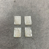 White Mother of Pearl Shell Embossment Image Square Shape Virgin Guadalupe for Jewelry Making Size 12*16mm