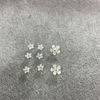 Mother of Pearl Shell Flower Carving Third Dimension Flower for Jewelry Making Size 6-15mm