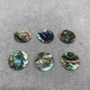 Mother of pearl round shape abalone shell plain shape for jewelry parts making flat round 