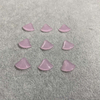 Pink opal carving cabochon jewelry parts shirt shape for earring for necklace for pendant