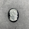 White Mother of Pearl Shell Cameo Lady Image for Pendant Brooch Jewelry