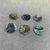 Mother of pearl round shape abalone shell plain shape for jewelry parts making flat round 