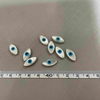 Natural Mother of pearl evil eyes pendant design cabochon jewelry making DIY inlay model bracelet design big size eye blue 