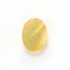 Natural Mother of pearl cabochon cutting face yellow shell oval shape rings design making jewelry DIY bracelet making beads