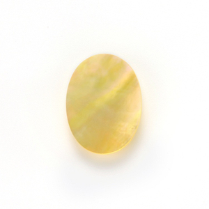 Natural Mother of pearl cabochon cutting face yellow shell oval shape rings design making jewelry DIY bracelet making beads