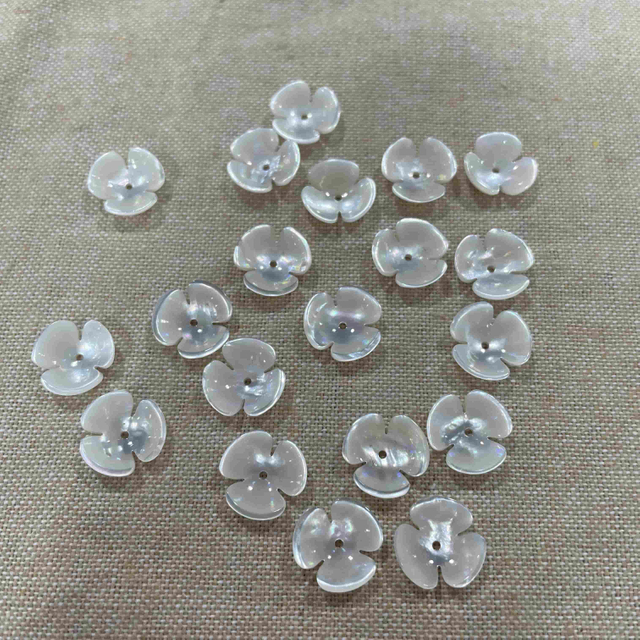 Natural Mother of pearl carving image flower shape jewelry parts using earring pendant cutting shape inlay design 