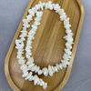 Natural Mother of pearl necklace shell conch small size round chain for bracelet for jewelry design making DIY brown color shell
