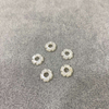 Mother of pearl carving flower jewelry parts shell beans nacar flower for earring for pendant 