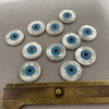 Natural Mother of pearl round eyes round shape for pendant making the necklace design big size evil eyes cabochon for rings