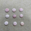 Natural Mother of pearl round cabochon pink shell cutting queen conch shell jewelry inlay making rings design pendant small round