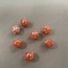 Natural Mother of pearl ball shape color beads for necklace design making pink shell round jewelry chain making using parts 