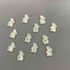 Natural Mother of pearl animal shape cutting Rabbit cabochon jewelry making for rings design earring and neckalce small parts