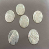 Natural Mother of pearl oval shape maria design pendant making necklace big size icons making embossment cabochon cutting