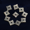 Natural Mother of pearl square cabochon carving rings design the face cutting white cabochon plain for jewelry inlay design making 