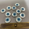 Natural Mother of pearl round eyes round shape for pendant making the necklace design big size evil eyes cabochon for rings