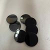 Natural Mother of pearl round shape cutting black onxy plain face for jewelry inlay making pendant design black stone 