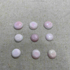 Natural Mother of pearl round cabochon pink shell cutting queen conch shell jewelry inlay making rings design pendant small round