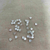 Natural Mother of pearl small heart shape cutting jewelry beads for necklace design making chain white shell small size cabochon