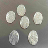 Natural Mother of pearl oval shape maria design pendant making necklace big size icons making embossment cabochon cutting