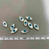 Natural Mother of pearl evil eyes pendant design cabochon jewelry making DIY inlay model bracelet design big size eye blue 