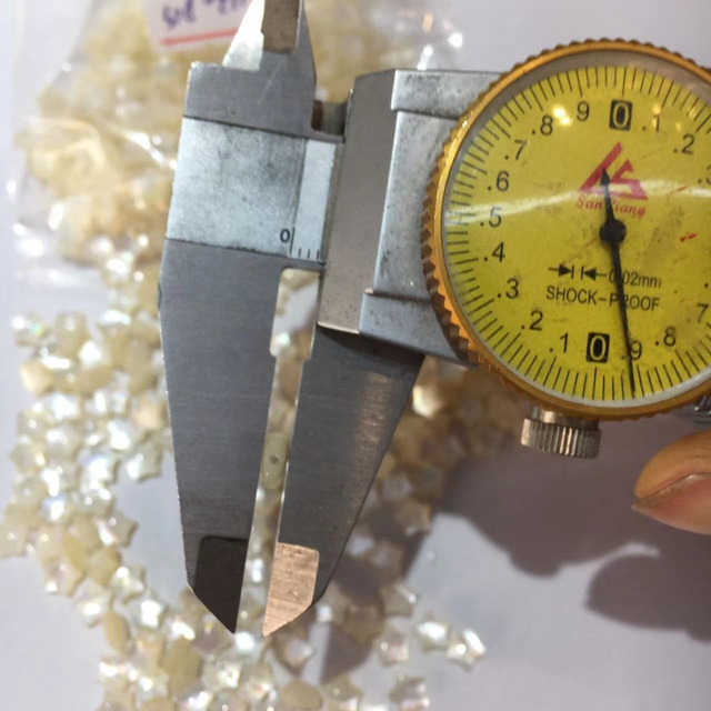 Natural Mother of pearl star shape cutting cabochon design small size white shell little star for jewelry earring making necklace 