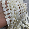 Mother of pearl fish shape shell connector for chain for bracelet fish beans for DIY