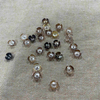 Natural Mother of pearl three clover flowers cutting shape pendant making earring small beans for DIY using parts