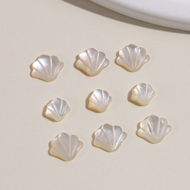 Natural Mother of pearl carving image cabochon for inlay design jewelry making white shell earring using 