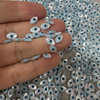 Natural Mother of pearl evil eyes marquize shape for jewelry making bracelet design using 5*8mm small beands parts 