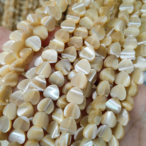 Natural Mother of pearl neckalce design star flower cross jewelry making brown color shell parts small beans for bracelet 