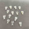 Natural Mother of pearl girls shape cutting white shell earrings design small things for necklace making cabochon little beads