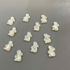 Natural Mother of pearl animal shape cutting Rabbit cabochon jewelry making for rings design earring and neckalce small parts