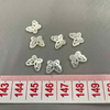 Natural Mother of pearl butterfly shape cutting bracelet design making small shell hollow design jewelry earrings using little beads