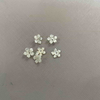 Mother of Pearl Shell Flower Carving Third Dimension Flower for Jewelry Making Size 6-15mm