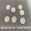 Natural Mother of pearl guadalupe oval shape for necklace making jewelry mery cutting image white shell inlay design pendant 
