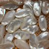 Natural Mother of pearl egg shape cutting big size oval cabochon for rings design making jewelry women necklace white shell