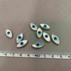 Natural Mother of pearl evil eyes pendant design cabochon jewelry making DIY inlay model bracelet design big size eye blue 