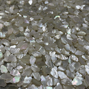 Natural Mother of pearl cloud design cutting white shell pretty things for jewelry using small size chain making bracelet design