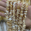 Natural Mother of pearl necklace shell conch small size round chain for bracelet for jewelry design making DIY brown color shell