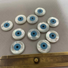 Natural Mother of pearl round eyes round shape for pendant making the necklace design big size evil eyes cabochon for rings