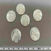 Natural Mother of pearl oval shape maria design pendant making necklace big size icons making embossment cabochon cutting