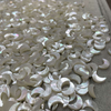 Natural Mother of pearl moon design cutting chain making small beans for jewelry making star shape small heart white shell 
