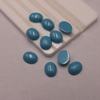 Natural Mother of pearl cabochon oval shape turquoise for jewelry ring making blue color stone inlay design sliver parts beans