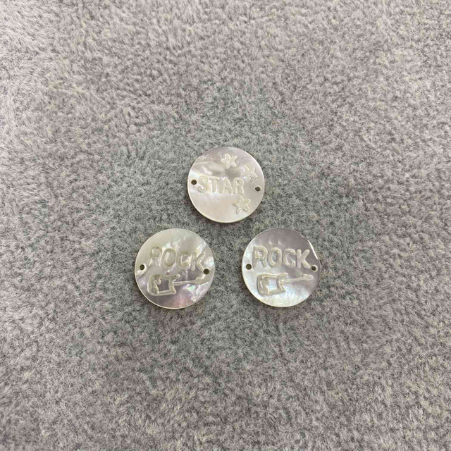 Mother of pearl for special design round design jewelry making for bracelet parts