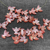 Natural Mother of pearl bird cutting the peace of Dove for necklace pink color shell for chain making design jewelry using DIY