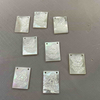 Natural Mother of pearl angle design image cutting baby icons cabochon jewelry pendant inlays making necklace parts square
