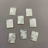 Natural Mother of pearl angle carving image pendant design square baby icons for necklace parts making white shell 