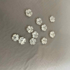 Natural Mother of pearl flower cutting design white shell earring making necklace design embossmen cabochon jewelry making 