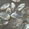 Natural Mother of pearl egg shape cutting big size oval cabochon for rings design making jewelry women necklace white shell