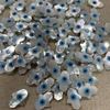 Natural Mother of pearl fatima hand big size evil eyes for jewelry making for necklace bracelet using and jewelry inlay design